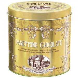 Mini Saronno Milano Chocolate Chip Panettone Tin 100 g 