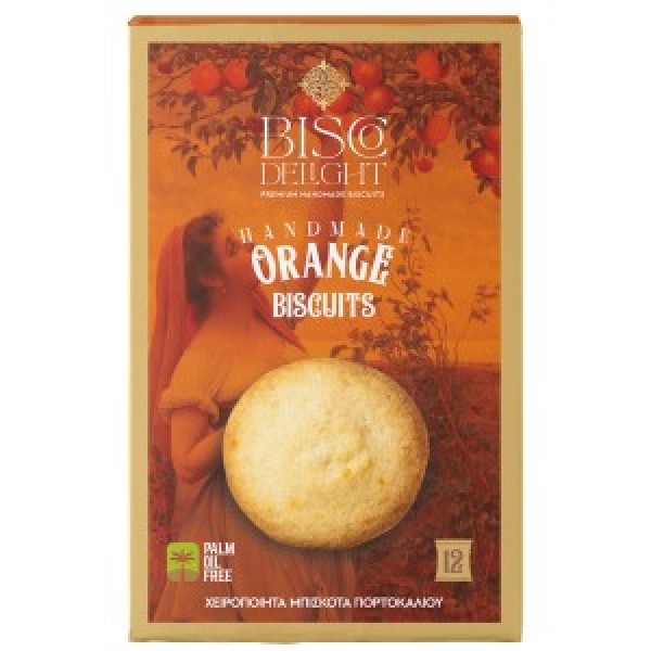 BISCO DELIGHT Μπισκότα Πορτοκάλι 100gr