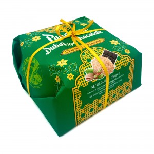 Panettone Dubai Chocolate Style Hand Wrapped 750g