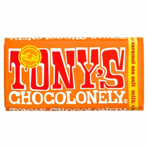 TONY'S CHOCOLONELY ΣΟΚΟΛΑΤΑ ΚΑΡΑΜΕΛΑ ΘΑΛΑΣΣΙΝΟ ΑΛΑΤΙ 180g