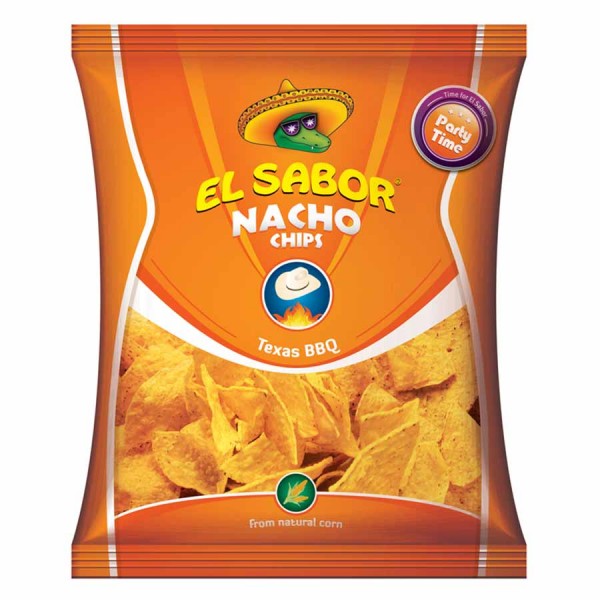 EL SABOR Nacho Chips Texas BBQ 100gr