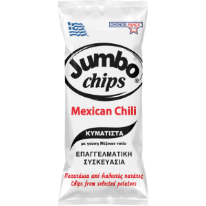 JUMBO ΕΠΑΓΓΕΛ. ΣΥΣΚ. CHIPS MEXICAN CHILI ΚΥΜΑΤΙΣΤΑ 280gr