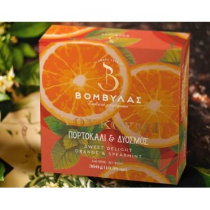 Λουκούμι μπουκιές με άρωμα Πορτοκάλι Δυόσμος, 300 γρ.