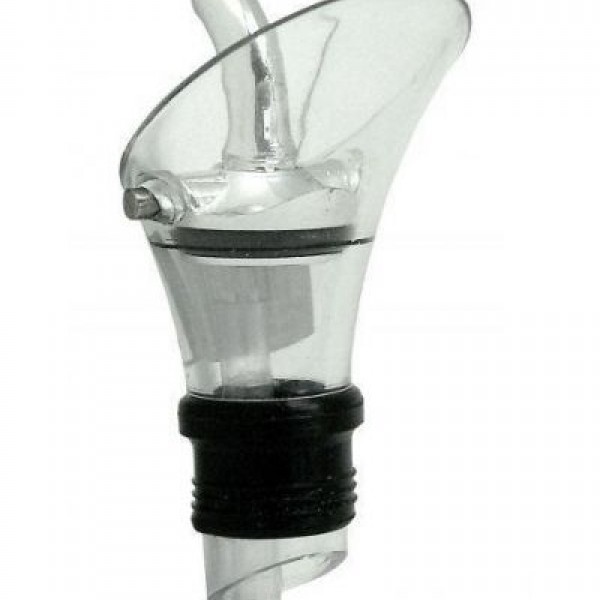 Ακροφύσιο έκχυσης με πώμα Vin Bouquet - 2 σε 1, διαφανές