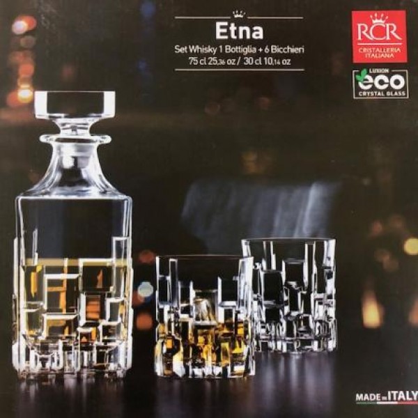 ΣΕΤ ΟΥΙΣΚΙ 7 ΤΕΜΑΧΙΩΝ ETNA ΚΡΥΣΤΑΛΛΙΝΟ RCR