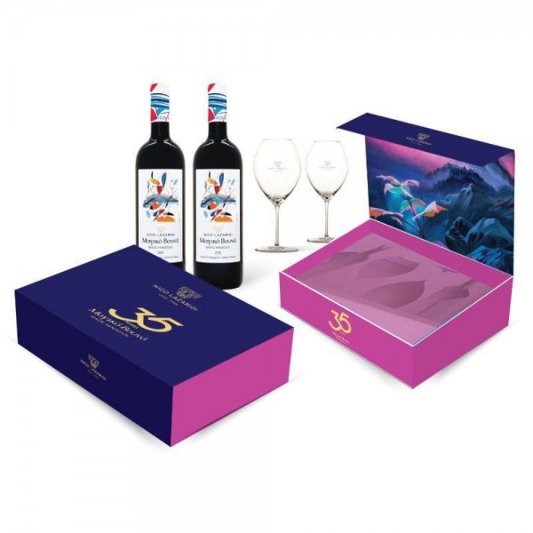 Κτήμα Νίκου Λαζαρίδη Επετειακή Συσκευασία Μαγικό Βουνό Ερυθρό 