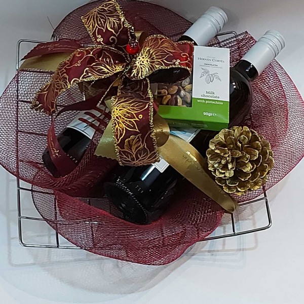 ΜΕΤΑΛΙΚΟ  ΚΑΛΑΘΙ ΦΡΟΥΤΙΕΡΑ 2 ΦΙΑΛΩΝ (σε  2 σχέδιά )