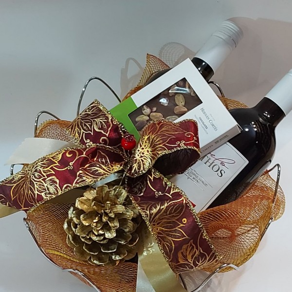 ΜΕΤΑΛΙΚΟ  ΚΑΛΑΘΙ ΦΡΟΥΤΙΕΡΑ 2 ΦΙΑΛΩΝ (σε  2 σχέδιά )