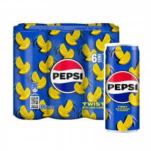 PEPSI Twist Cola με Λεμόνι 6x330ml