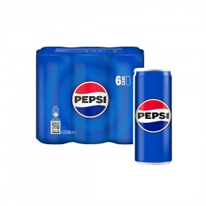 PEPSI COLA CAN 6PACK X330ML 