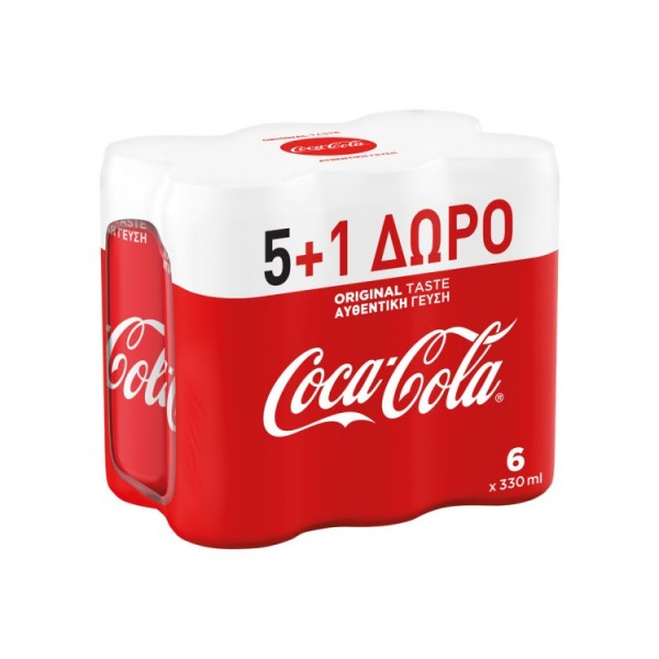 COCA COLA 6x330ml (5+1δώρο) COCA COLA 6x330ml (5+1δώρο)