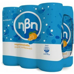 ΗΒΗ ΠΟΡΤΟΚΑΛΑΔΑ ΧΩΡΙΣ ΑΝΘΡΑΚΙΚΟ 4*(6*330 ML) (5+1)