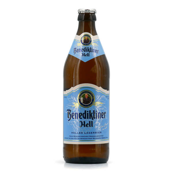 BENEDIKTINER HELL LAGER 500ML Γερμανική lager 5%.