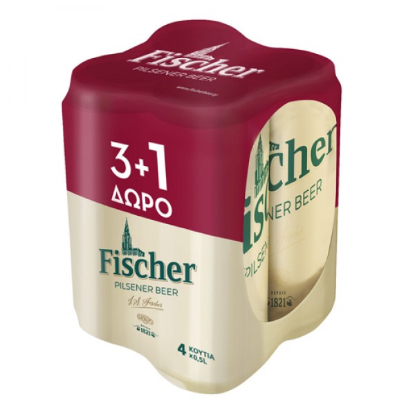 FISCHER 500ml Κουτί 4 PACK (3+1)