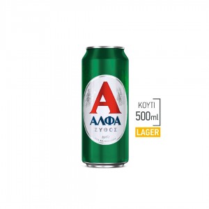ΜΠΥΡΑ ΑΛΦΑ ΚΟΥΤΙ 500ML ΜΠΥΡΑ ΑΛΦΑ ΚΟΥΤΙ 500ML