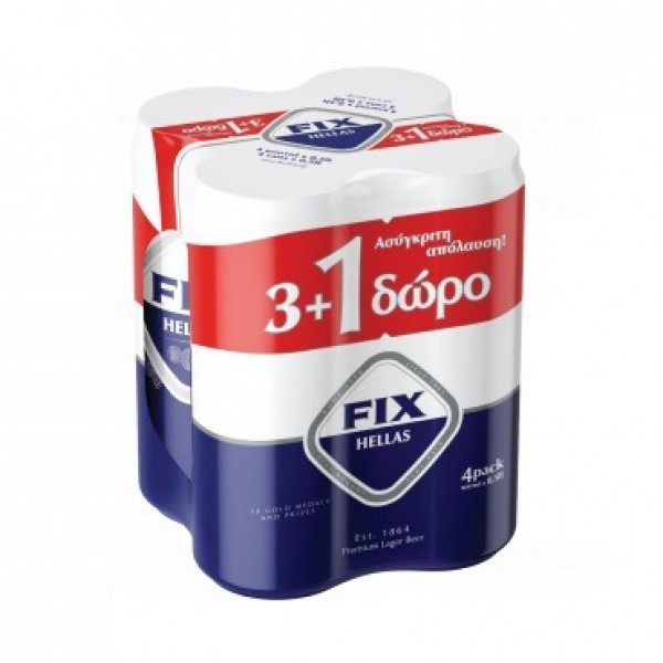 ΜΠΥΡΑ FIX ΚΟΥΤΙ 500ML (3+1) ΜΠΥΡΑ FIX ΚΟΥΤΙ 500ML (3+1)