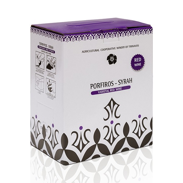 ΜΟΣΧΑΤΟ ΤΥΡΝΑΒΟΥ ΠΟΡΦΥΡΟΣ - SYRAH ΑΣΚΟΣ 3LT  ΜΟΣΧΑΤΟ ΤΥΡΝΑΒΟΥ ΠΟΡΦΥΡΟΣ - SYRAH ΑΣΚΟΣ 3LT