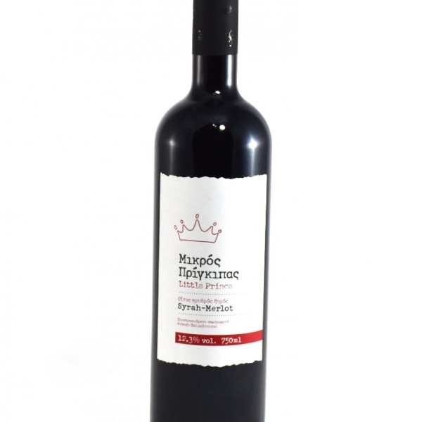 ΜΙΚΡΟΣ ΠΡΙΓΚΙΠΑΣ SYRAH-MERLOT 750ML