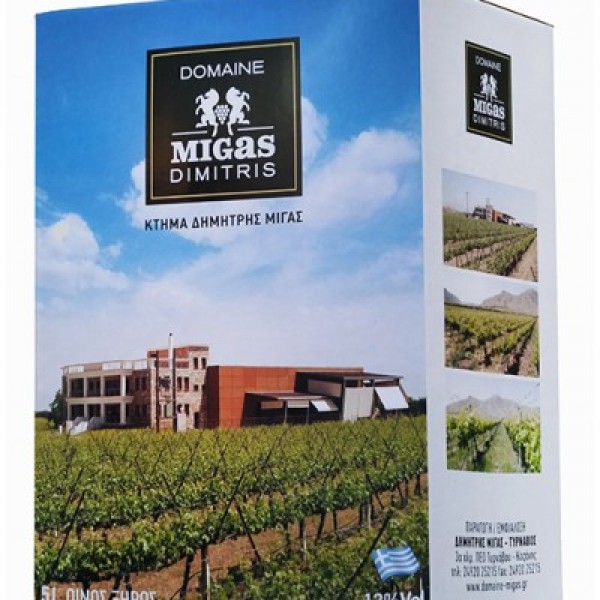 Syrah-Merlot φρέσκο Κτήμα Μίγας Ασκός 5Lt Syrah-Merlot φρέσκο Κτήμα Μίγας Ασκός 5Lt