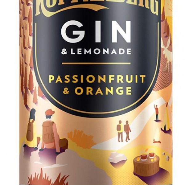 Kopparberg Gin με Λεμονάδα, Passion Fruit 250ml 