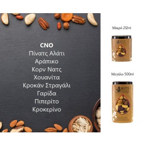 ΜΙΓΜΑ ΞΗΡΩΝ ΚΑΡΠΩΝ ΜΕ ΣΝΑΚ | CNO Mixture|Nuts Collection  250GR